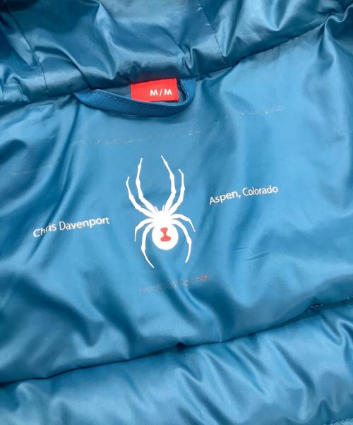 SPYDER（スパイダー）SPYDER (スパイダー) ダウンジャケット ブルー×グレー サイズ:Lの古着・服飾アイテム