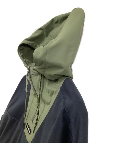 Columbia（コロンビア）Columbia (コロンビア) プルオーバーパーカー グリーン×ブルー サイズ:Sの古着・服飾アイテム