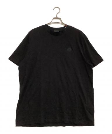 モンクレール　ラバーワッペン　ブラック　XL Tシャツ　国内正規品 5S506 中古・古着通販】MONCLER (モンクレール) ラバーワッペン半袖Tシャツ