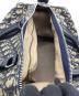 中古・古着 Christian Dior (クリスチャン ディオール) ミニボストンバッグ　トロッター　オールド ベージュ×ネイビー：70000円