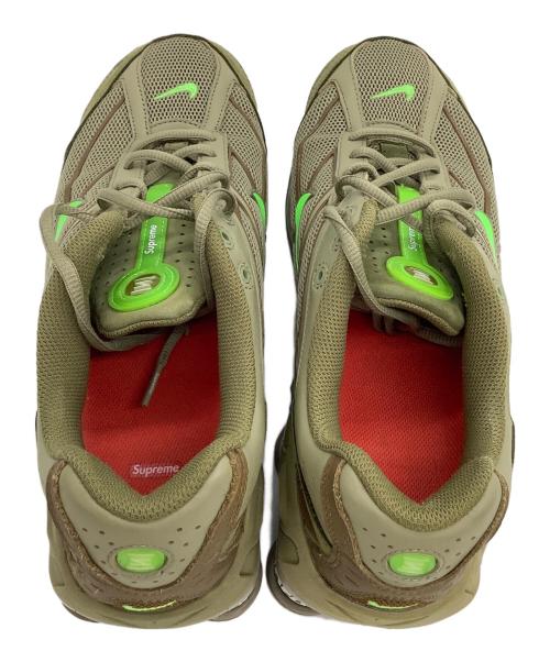 NIKE（ナイキ）NIKE (ナイキ) SUPREME (シュプリーム) スニーカー　Shox Ride 2 カーキ×グリーン サイズ:27.5の古着・服飾アイテム