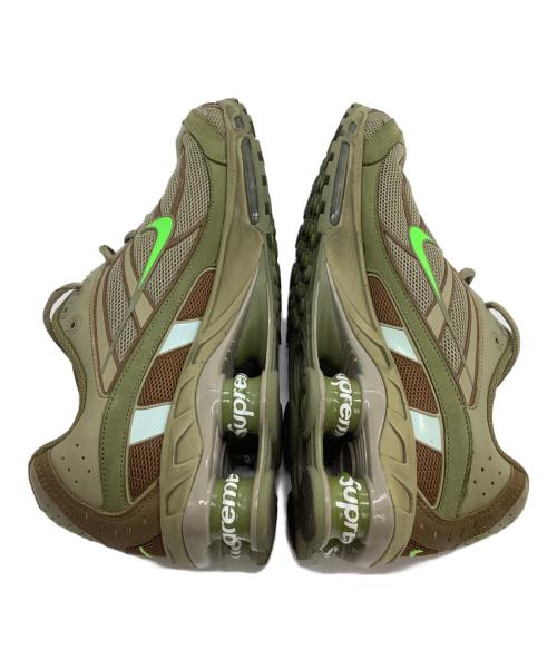 NIKE（ナイキ）NIKE (ナイキ) SUPREME (シュプリーム) スニーカー　Shox Ride 2 カーキ×グリーン サイズ:27.5の古着・服飾アイテム