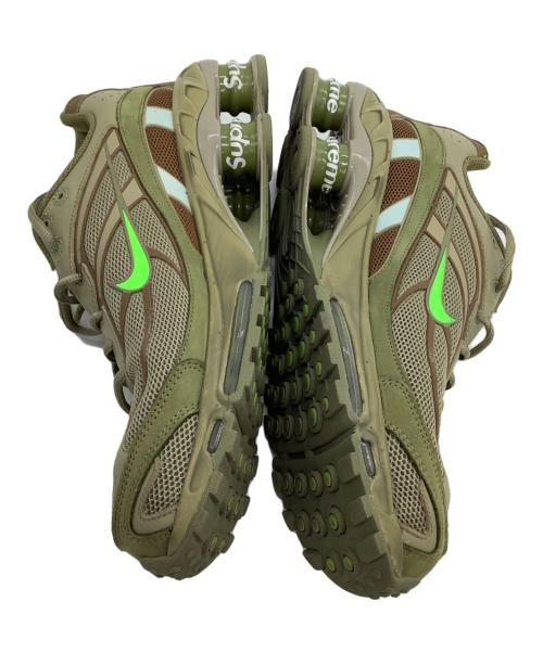 NIKE（ナイキ）NIKE (ナイキ) SUPREME (シュプリーム) スニーカー　Shox Ride 2 カーキ×グリーン サイズ:27.5の古着・服飾アイテム