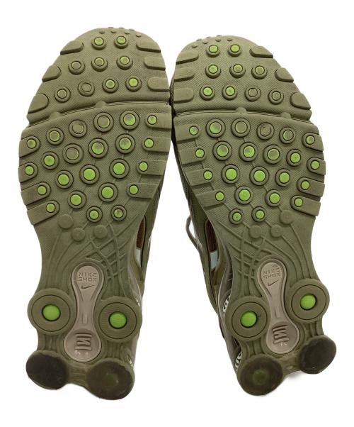 NIKE（ナイキ）NIKE (ナイキ) SUPREME (シュプリーム) スニーカー　Shox Ride 2 カーキ×グリーン サイズ:27.5の古着・服飾アイテム