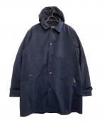 POLO RALPH LAURENポロ・ラルフローレン）の古着「ダウンライナー付ナイロンコート」｜ネイビー
