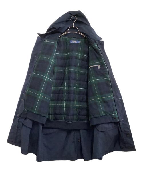 POLO RALPH LAUREN（ポロ・ラルフローレン）POLO RALPH LAUREN (ポロ・ラルフローレン) ダウンライナー付ナイロンコート ネイビー サイズ:Lの古着・服飾アイテム