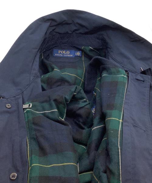 POLO RALPH LAUREN（ポロ・ラルフローレン）POLO RALPH LAUREN (ポロ・ラルフローレン) ダウンライナー付ナイロンコート ネイビー サイズ:Lの古着・服飾アイテム