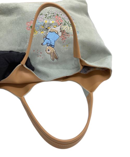 Peter Rabbit（ピーターラビット）Peter Rabbit (ピーターラビット) トートバッグ 	スウィートブロッサム グレーの古着・服飾アイテム