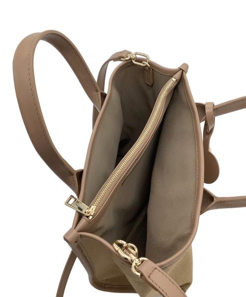 FURLA（フルラ）FURLA (フルラ) 2WAYバッグ DIVIDE IT ベージュの古着・服飾アイテム