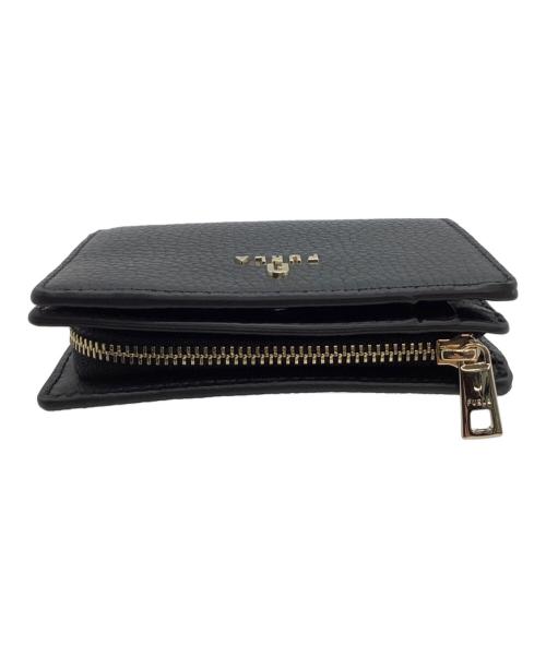 FURLA（フルラ）FURLA (フルラ) 2つ折り財布 CAMELIA ブラックの古着・服飾アイテム