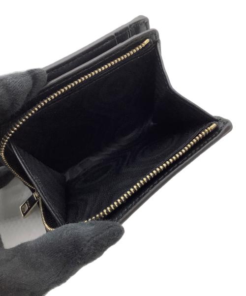 FURLA（フルラ）FURLA (フルラ) 2つ折り財布 CAMELIA ブラックの古着・服飾アイテム