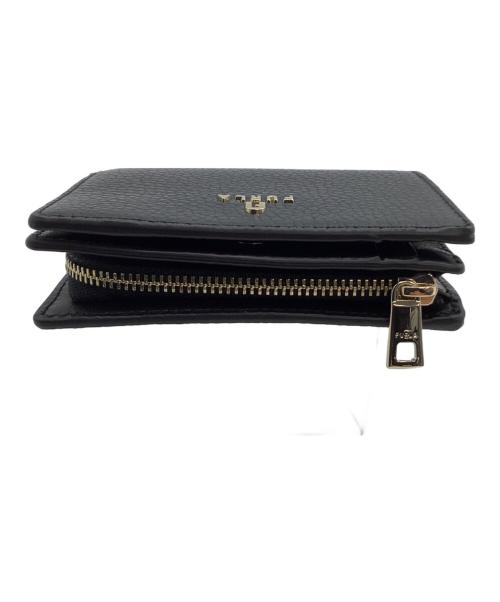 FURLA（フルラ）FURLA (フルラ) 2つ折り財布 CAMELIA ブラックの古着・服飾アイテム