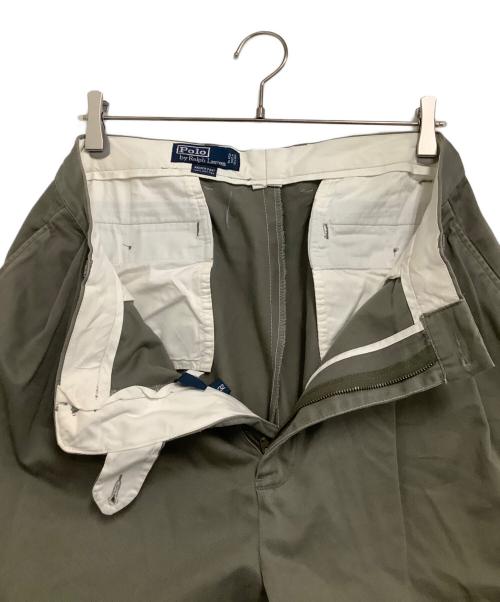 POLO RALPH LAUREN（ポロ・ラルフローレン）POLO RALPH LAUREN (ポロ・ラルフローレン) 3タックパンツ　	ANDREW PANT カーキ サイズ:W32の古着・服飾アイテム