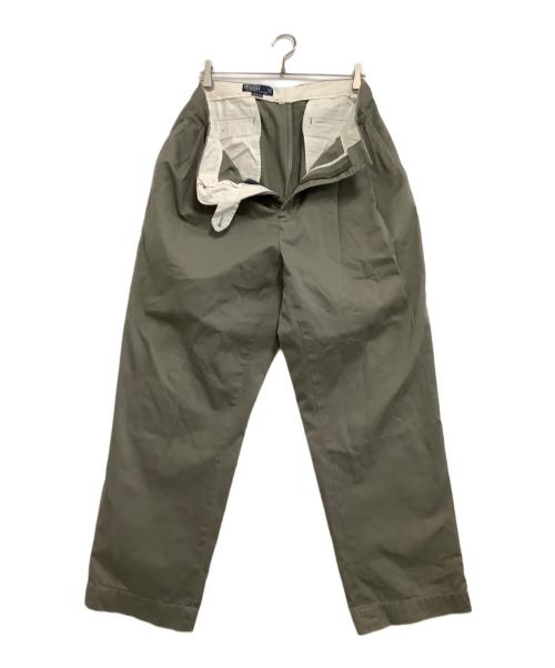 POLO RALPH LAUREN（ポロ・ラルフローレン）POLO RALPH LAUREN (ポロ・ラルフローレン) 3タックパンツ　	ANDREW PANT カーキ サイズ:W32の古着・服飾アイテム