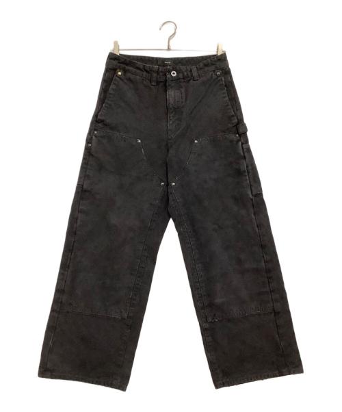 Vuja De（ヴジャデ）Vuja De (ヴジャデ) ダブルニーパンツ ブラック サイズ:Sの古着・服飾アイテム