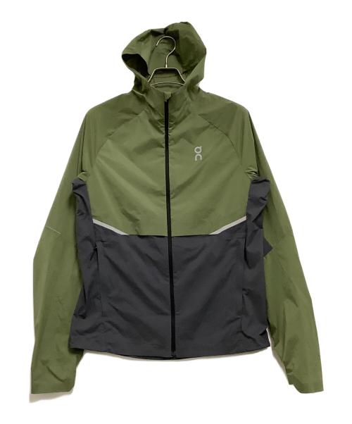 on（オン）on (オン) ジップジャケット　Core Jacket グリーン×グレー サイズ:XS 未使用品の古着・服飾アイテム