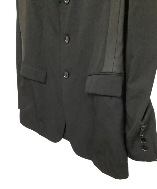 Yohji Yamamoto pour homme（ヨウジヤマモト プールオム）Yohji Yamamoto pour homme (ヨウジヤマモト プールオム) 切替ジャケット　PEACE OF SHIT ブラック サイズ:2の古着・服飾アイテム