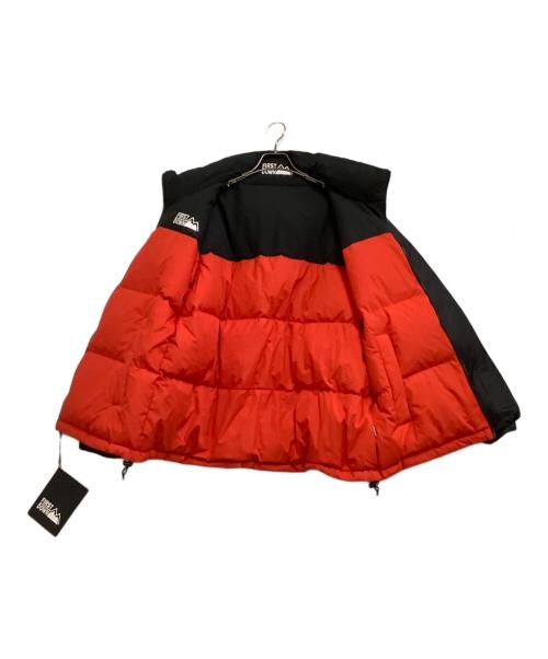 FIRST DOWN（ファーストダウン）FIRST DOWN (ファーストダウン) リバーシブルダウンジャケット レッド×ブラック サイズ:Mの古着・服飾アイテム