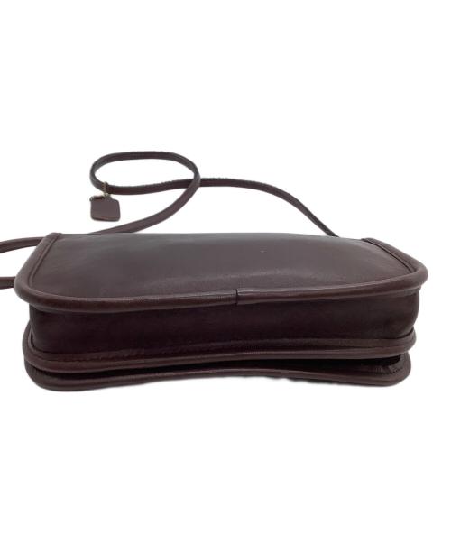 COACH（コーチ）COACH (コーチ) フラップショルダーバッグ　OLD COACH ボルドーの古着・服飾アイテム