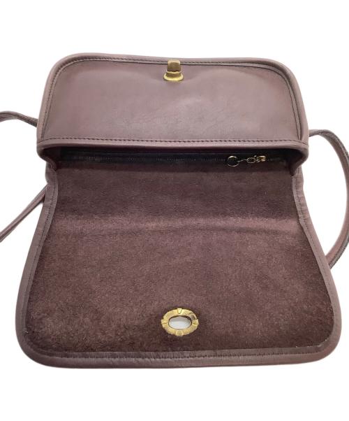 COACH（コーチ）COACH (コーチ) フラップショルダーバッグ　OLD COACH ボルドーの古着・服飾アイテム