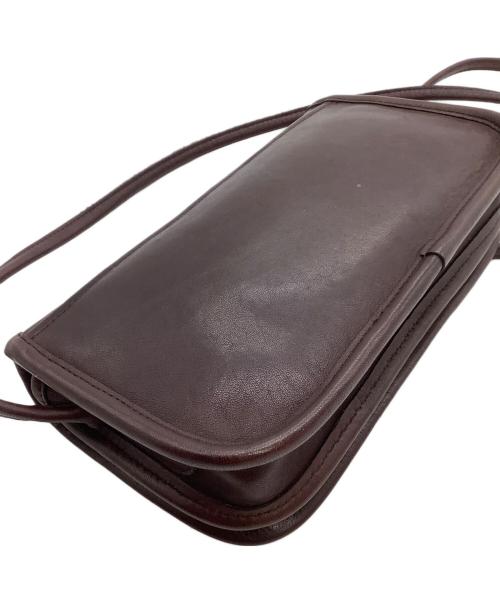 COACH（コーチ）COACH (コーチ) フラップショルダーバッグ　OLD COACH ボルドーの古着・服飾アイテム
