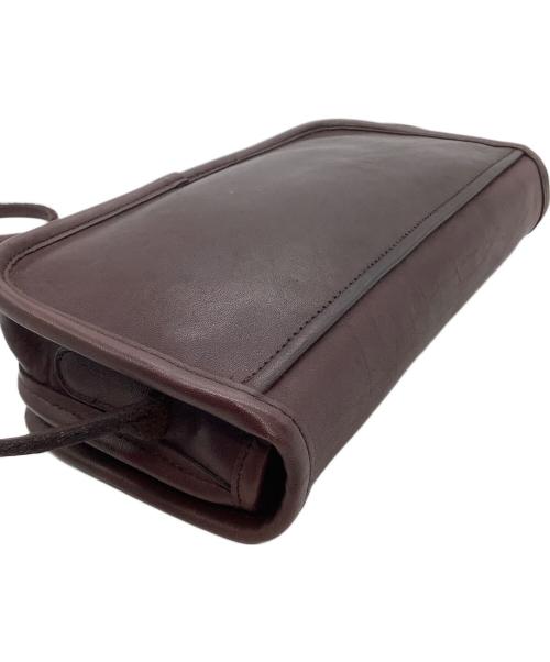 COACH（コーチ）COACH (コーチ) フラップショルダーバッグ　OLD COACH ボルドーの古着・服飾アイテム