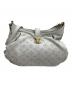 LOUIS VUITTON（ルイ ヴィトン）の古着「ショルダーバッグ　モノグラム　マヒナ」｜ホワイト