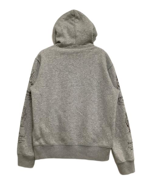 POLO RALPH LAUREN（ポロ・ラルフローレン）POLO RALPH LAUREN (ポロ・ラルフローレン) 裏起毛スウェット　スケッチ グレー サイズ:Mの古着・服飾アイテム