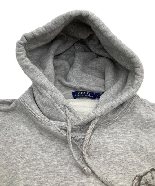 POLO RALPH LAUREN（ポロ・ラルフローレン）POLO RALPH LAUREN (ポロ・ラルフローレン) 裏起毛スウェット　スケッチ グレー サイズ:Mの古着・服飾アイテム
