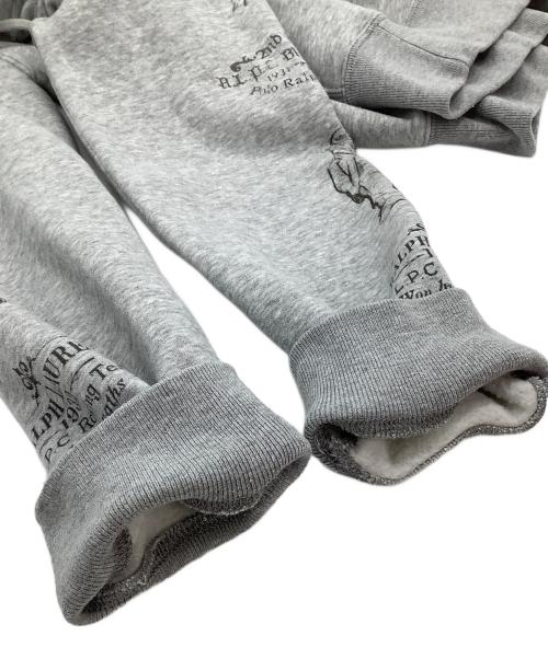POLO RALPH LAUREN（ポロ・ラルフローレン）POLO RALPH LAUREN (ポロ・ラルフローレン) 裏起毛スウェット　スケッチ グレー サイズ:Mの古着・服飾アイテム