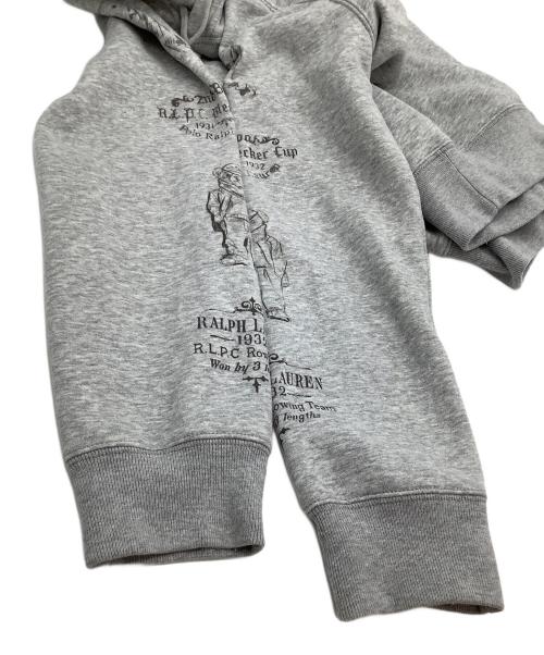 POLO RALPH LAUREN（ポロ・ラルフローレン）POLO RALPH LAUREN (ポロ・ラルフローレン) 裏起毛スウェット　スケッチ グレー サイズ:Mの古着・服飾アイテム