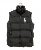 POLO RALPH LAURENポロ・ラルフローレン）の古着「ダウンベスト」｜ブラック