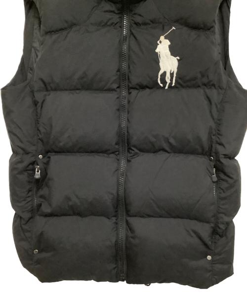 POLO RALPH LAUREN（ポロ・ラルフローレン）POLO RALPH LAUREN (ポロ・ラルフローレン) ダウンベスト ブラック サイズ:Sの古着・服飾アイテム