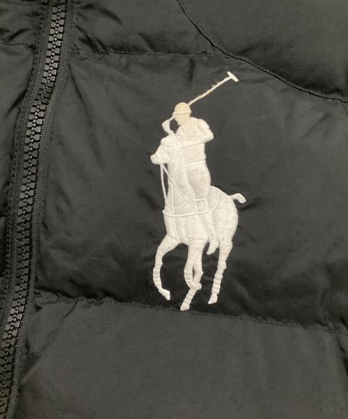 POLO RALPH LAUREN（ポロ・ラルフローレン）POLO RALPH LAUREN (ポロ・ラルフローレン) ダウンベスト ブラック サイズ:Sの古着・服飾アイテム