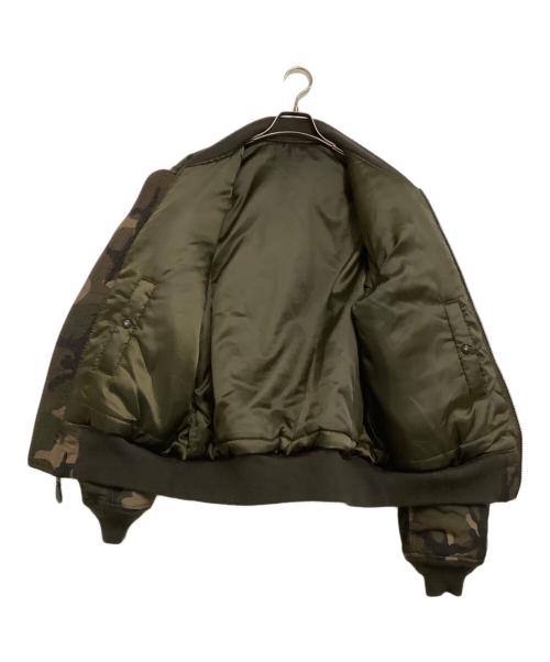AVIREX（アヴィレックス）AVIREX (アヴィレックス) MA-1ジャケット　迷彩 カーキ サイズ:2XLの古着・服飾アイテム
