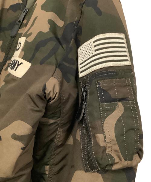 AVIREX（アヴィレックス）AVIREX (アヴィレックス) MA-1ジャケット　迷彩 カーキ サイズ:2XLの古着・服飾アイテム