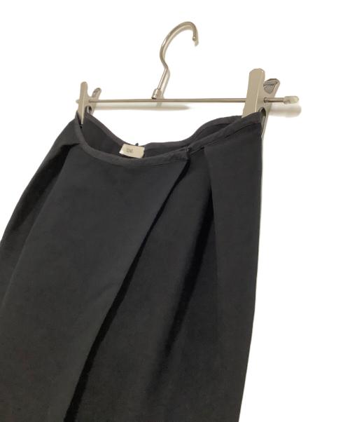 CELINE（セリーヌ）CELINE (セリーヌ) ラップスカート ブラック サイズ:36の古着・服飾アイテム