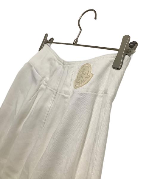 MONCLER（モンクレール）MONCLER (モンクレール) ラップスカート ホワイト サイズ:40の古着・服飾アイテム
