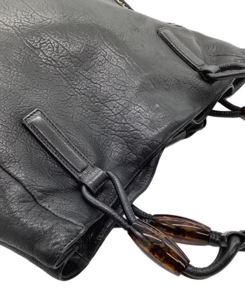 GIORGIO ARMANI（ジョルジオアルマーニ）GIORGIO ARMANI (ジョルジオアルマーニ) レザートートバッグ タッセル/編み込みの古着・服飾アイテム