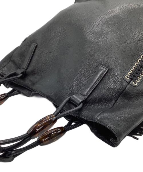 GIORGIO ARMANI（ジョルジオアルマーニ）GIORGIO ARMANI (ジョルジオアルマーニ) レザートートバッグ タッセル/編み込みの古着・服飾アイテム