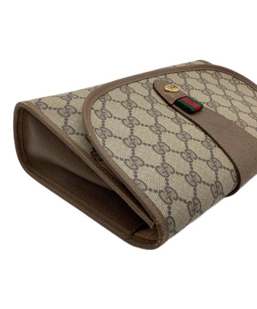 GUCCI（グッチ）GUCCI (グッチ) クラッチバッグ　OLD GUCCI ブラウンの古着・服飾アイテム