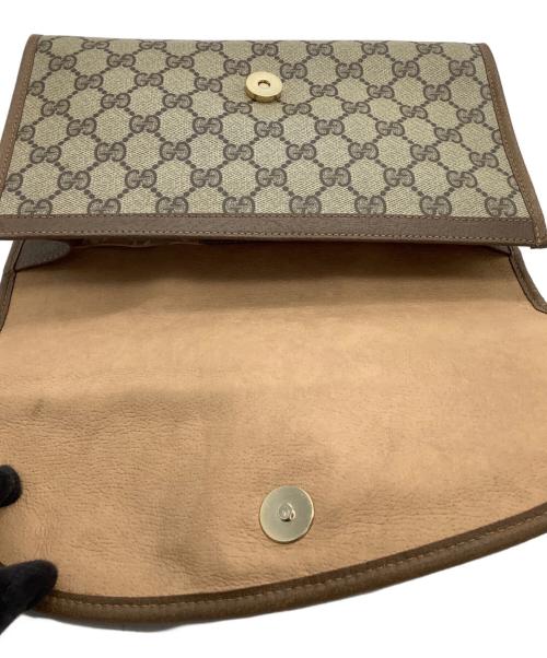 GUCCI（グッチ）GUCCI (グッチ) クラッチバッグ　OLD GUCCI ブラウンの古着・服飾アイテム