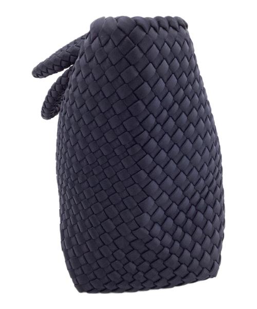 NOLLEY'S（ノーリーズ）NOLLEY'S (ノーリーズ) メッシュトートバッグ　編み込み ネイビー 未使用品の古着・服飾アイテム