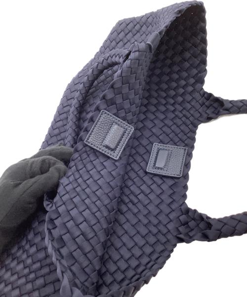 NOLLEY'S（ノーリーズ）NOLLEY'S (ノーリーズ) メッシュトートバッグ　編み込み ネイビー 未使用品の古着・服飾アイテム