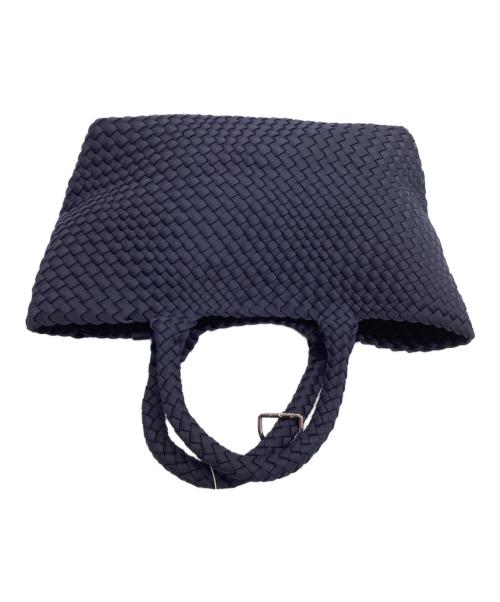 NOLLEY'S（ノーリーズ）NOLLEY'S (ノーリーズ) メッシュトートバッグ　編み込み ネイビー 未使用品の古着・服飾アイテム