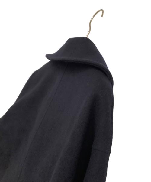 NOLLEY'S（ノーリーズ）NOLLEY'S (ノーリーズ) SP140リバーコート起毛メルトン仕上げ ネイビー サイズ:38 未使用品の古着・服飾アイテム