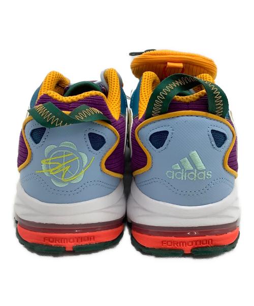 adidas（アディダス）adidas (アディダス) スニーカー オレンジ×パープル サイズ:29の古着・服飾アイテム