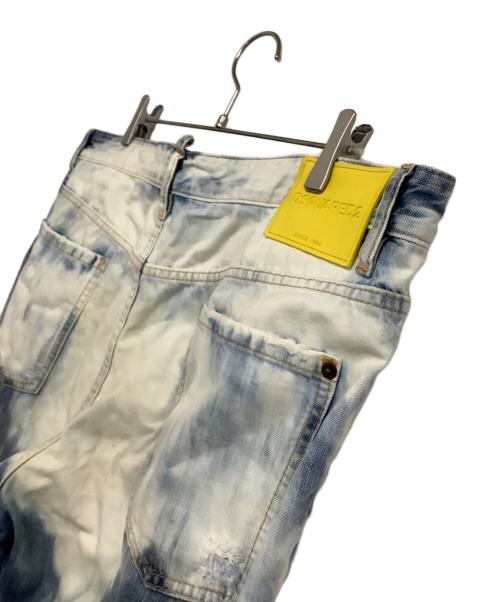 DSQUARED2（ディースクエアード）DSQUARED2 (ディースクエアード) ハーフデニムパンツ インディゴ サイズ:56の古着・服飾アイテム