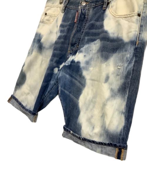 DSQUARED2（ディースクエアード）DSQUARED2 (ディースクエアード) ハーフデニムパンツ インディゴ サイズ:56の古着・服飾アイテム