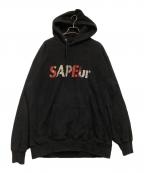 SAPEurサプール）の古着「パーカー」｜ブラック